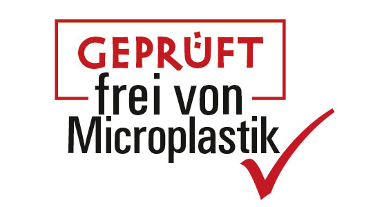 Geprüft fei von Microplastik